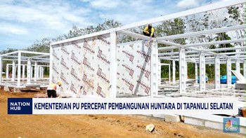 Video: Kementerian PU Percepat Pembangunan Huntara di Tapanuli Selatan
