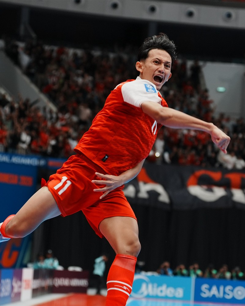 Laga babak semifinal Piala Asia Futsal 2026 antara TImnas Indonesia melawan Timnas Jepang di Indonesia Arena, Jakarta, Kamis (5/2/2026). (Instagram/timnasfutsal)