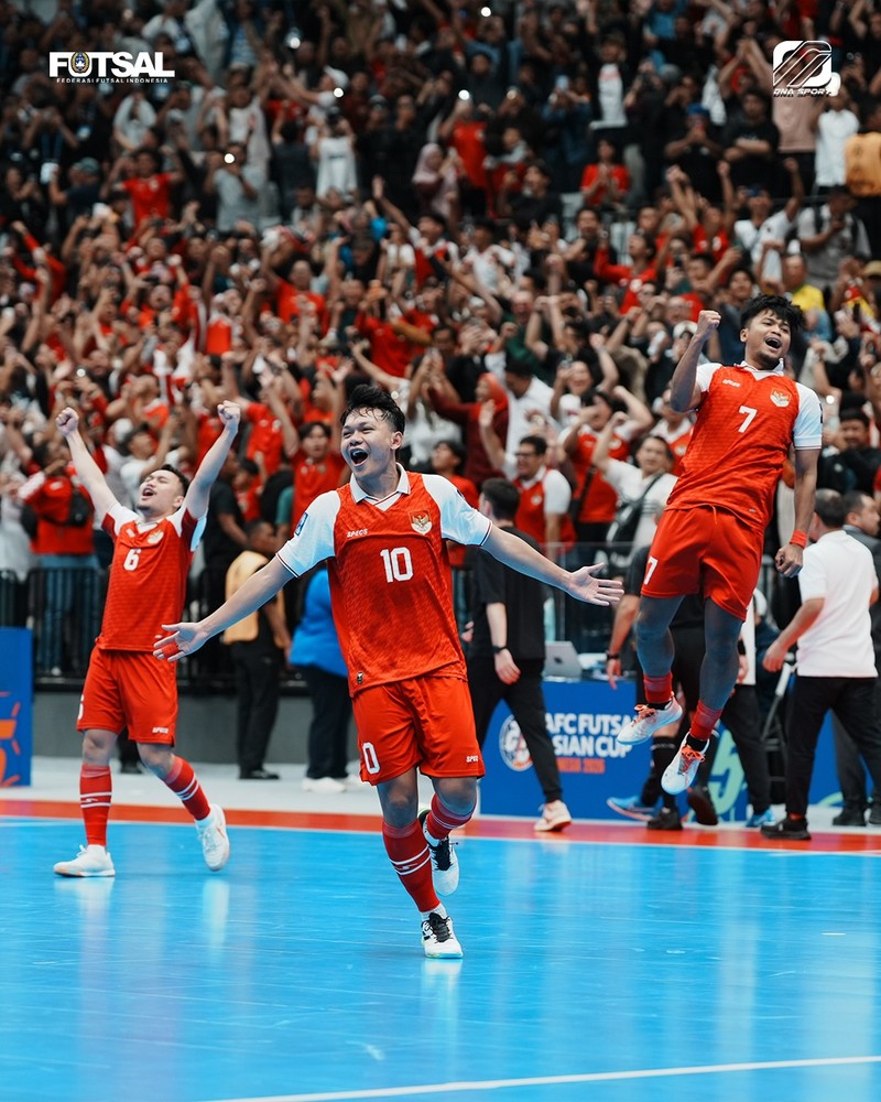 Laga babak semifinal Piala Asia Futsal 2026 antara TImnas Indonesia melawan Timnas Jepang di Indonesia Arena, Jakarta, Kamis (5/2/2026). (Instagram/timnasfutsal)