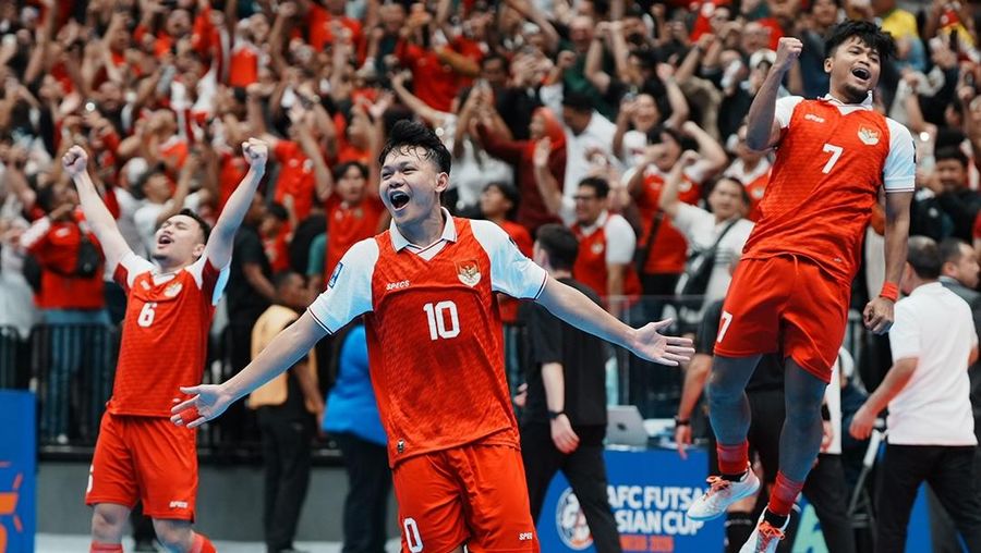 Laga babak semifinal Piala Asia Futsal 2026 antara TImnas Indonesia melawan Timnas Jepang di Indonesia Arena, Jakarta, Kamis (5/2/2026). (Instagram/timnasfutsal)