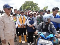 Jalani Arahan Presiden, Menteri PU Langsung Cek Jembatan Way Bungur