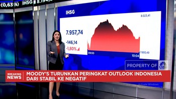 Video: Moody's Turunkan Outlook Utang RI, IHSG & Rupiah Melemah