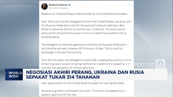 Video: Negosiasi Akhiri Perang, Ukraina & Rusia Tukar 314 Tahanan