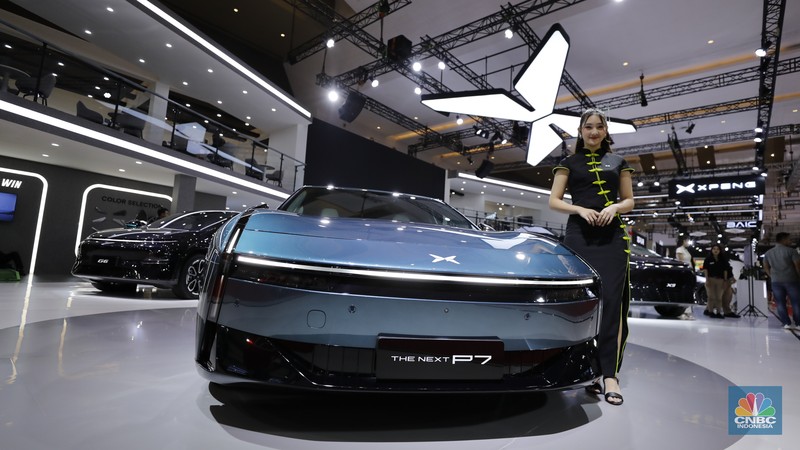 Indonesia International Motor Show (IIMS) 2026 tidak hanya menjadi ajang pameran produk, tetapi juga panggung utama peluncuran kendaraan baru. Sejumlah merek telah menyiapkan model terbaru yang akan diperkenalkan selama pameran berlangsung di JIExpo Kemayoran, Jakarta, pada 5&ndash;15 Februari 2026. (CNBC Indonesia/Tri Susilo)