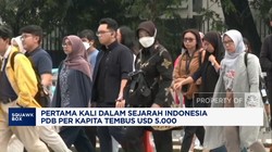 Video: Pertama Kali Dalam Sejarah RI, PDB Per Kapita Tembus USD 5.000