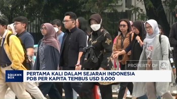 Video: Pertama Kali Dalam Sejarah RI, PDB Per Kapita Tembus USD 5.000
