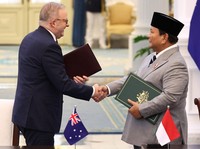Mesra, Momen Pertemuan Prabowo & PM Albanese Genjot Kerja Sama