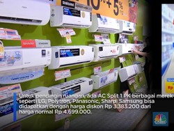 Video: Beli AC di Transmart Dapat diskon+gratis ongkos pasang!