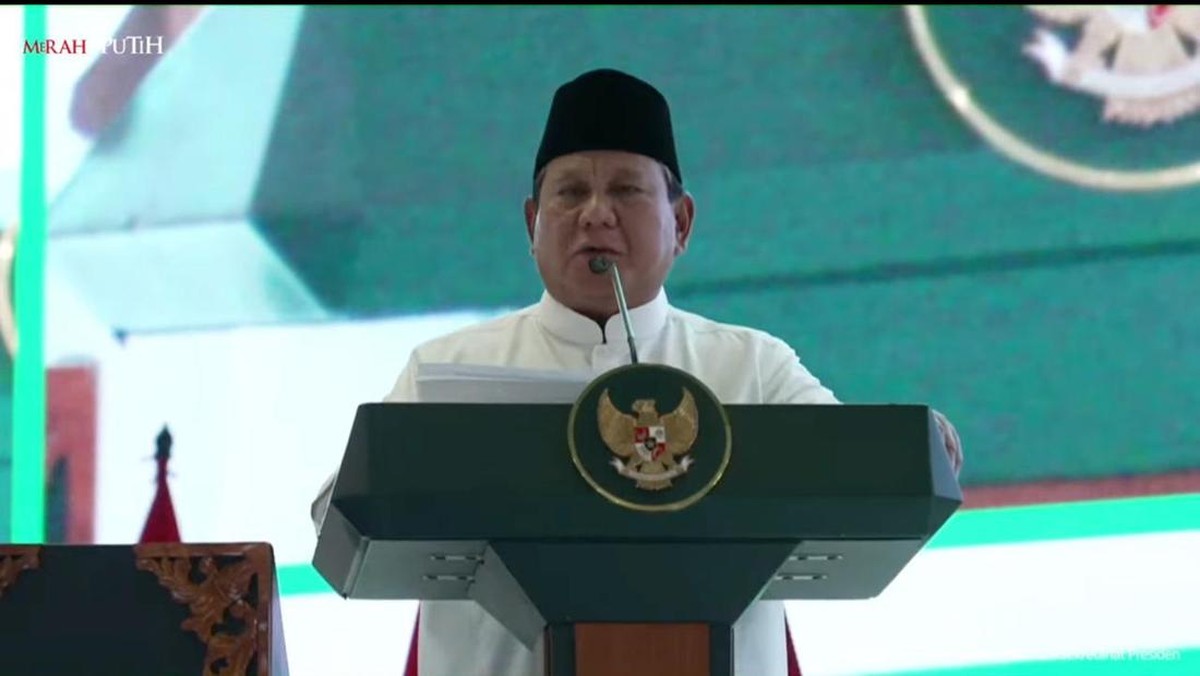 Prabowo Blak-blakan Sebut Persatuan Ulama-Umara Kunci Kemakmuran RI
