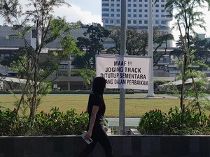 Trek Lari Lapangan Merdeka Rusak Lagi, Ini Kata Kadis Tata Ruang Medan