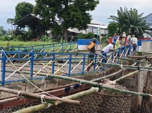 Jembatan di Krejengan Probolinggo Nyaris Ambruk Akibat Banjir