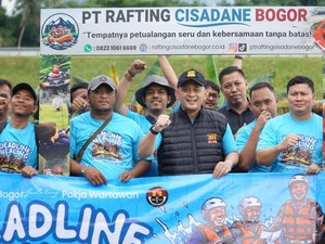 Peringati HPN ke-80, Polres Bogor Kompak Bareng Jurnalis Lewat Deadline Healing