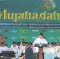 Di Depan Ribuan Warga NU, Prabowo Bertekad Turunkan Biaya Haji