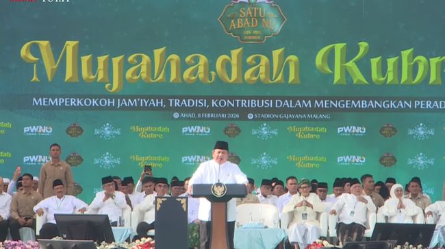 Di Depan Ribuan Warga NU, Prabowo Bertekad Turunkan Biaya Haji