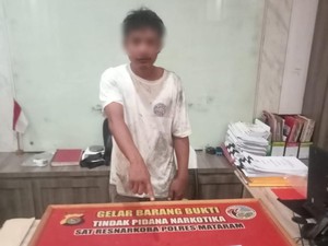 Aksi Nekat Pengedar Telan Seplastik Sabu Saat Digerebek Polisi
