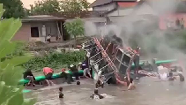 Viral Perahu Sound Horeg Tenggelam Saat Tradisi Nyadran Jelang Ramadan