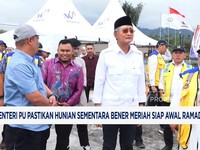 Video: Menteri PU: Hunian Sementara Bener Meriah Siap Awal Ramadan