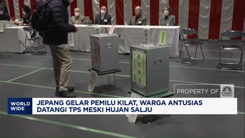 Video: Jepang Pemilu, Warga Antusias Datangi TPS Meski Hujan Salju