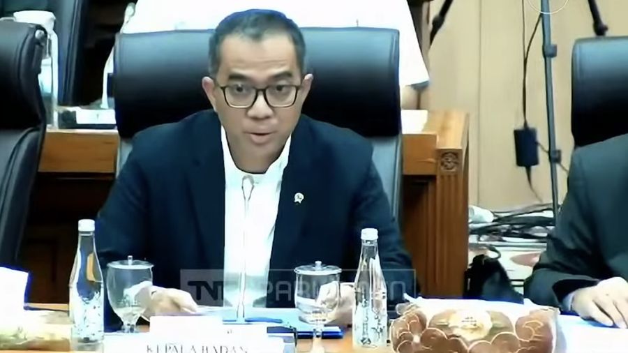 Kepala Badan Industri Mineral (BIM) Brian Yuliarto di Komisi XII DPR RI. (Youtube TV Parlemen)