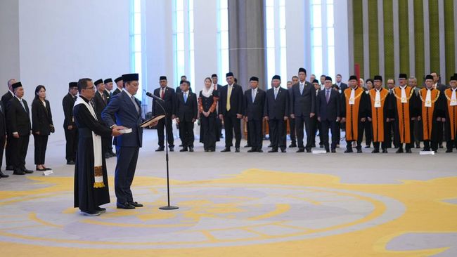 Momen Thomas Djiwandono Ucapkan Janji Jadi Deputi Gubernur B