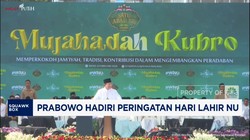 Video: Hadiri Peringatan 100 Tahun NU, Prabowo Pesan Begini