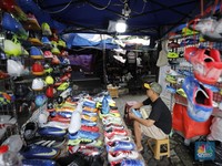 Taman Puring Belum Direnovasi Usai Kebakaran, Pedagang Jualan di Sini