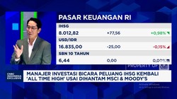 Video: Sektor Incaran MI Saat MSCI & Moody's Ubah Penilaiannya ke RI
