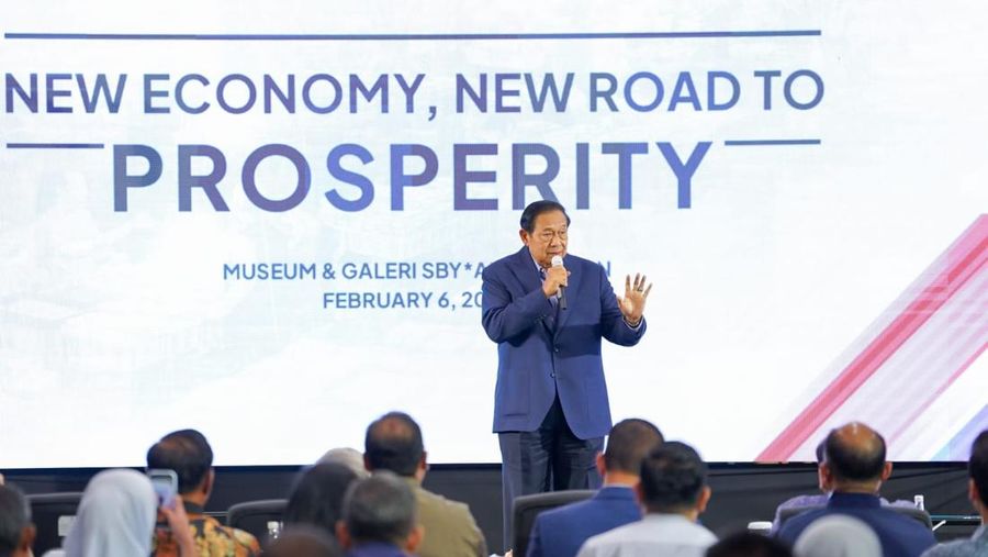 Suasana Yudhoyono Dialogue Forum bertajuk &ldquo;New Economy, New Road to Prosperity&rdquo; di Museum dan Galeri SBY-ANI, Pacitan, Jawa Timur, Jumat (6/2/2026)