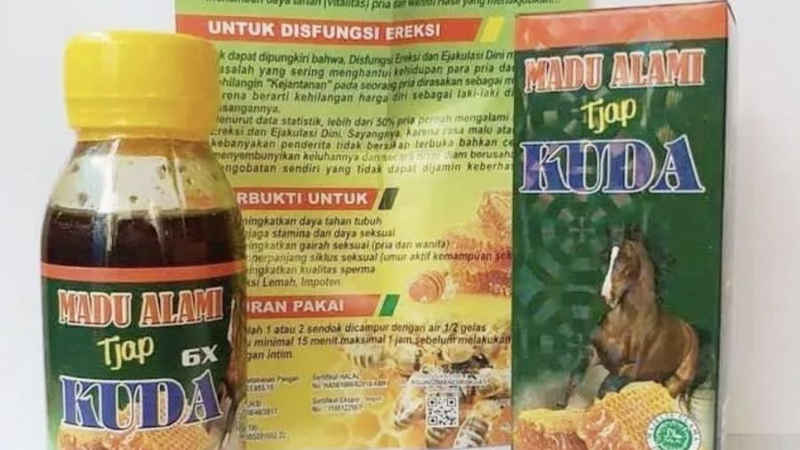 AMK Madu Tonik Cap Kuda. (Tangkapan Layar)