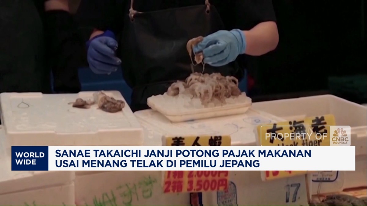 Video: Sanae Takaichi Janji Potong Pajak Makanan Usai Menang Pemilu