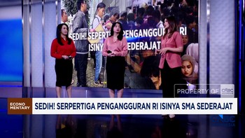 Video: Sedih! Serpertiga Pengangguran RI Isinya SMA Sederajat