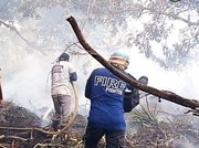 Foto: Ilustrasi kebakaran hutan dan lahan (karhutla). (Dokumentasi Badan Nasional Penanggulangan Bencana)