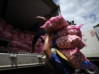 Bawang Putih. (CNBC Indonesia/Tri Susilo)