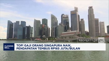Video: Gaji Orang Singapura Naik, Pendapatan Tembus Rp165 Juta/Bulan