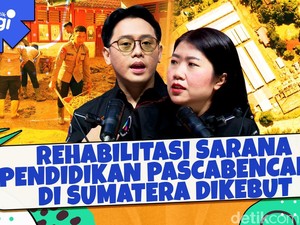 Rehabilitasi Sarana Pendidikan Pascabencana di Sumatera Dikebut