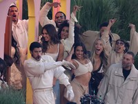 Football - NFL - Super Bowl LX - New England Patriots v Seattle Seahawks - Levi's Stadium, Santa Clara, California, United States - February 8, 2026 Bad Bunny performs during the halftime show REUTERS/Jeenah Moon