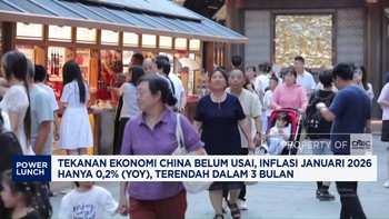 Video: Inflasi China Januari 2026 Hanya 0,2%, Terendah Dalam 3 Bulan