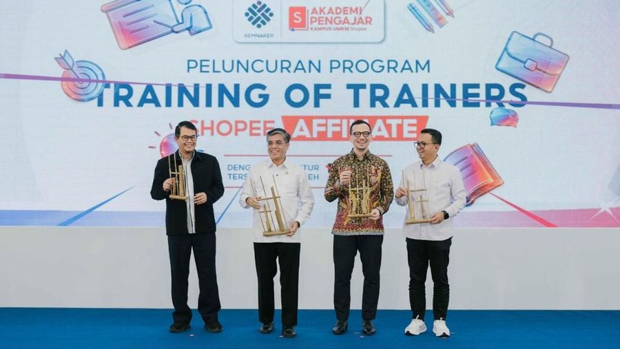Kementerian Ketenagakerjaan (Kemenaker) menggandeng Shopee untuk mencetak sedikitnya 60 ribu affiliate baru sepanjang 2026. Foto ist