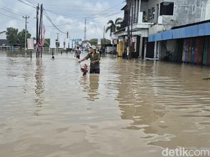 4 Desa di Kendal Masih Kebanjiran Imbas Sungai Blorong Meluap