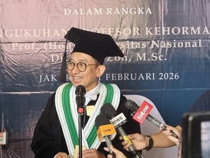 Selamat! Fadli Zon Terima Gelar Profesor Kehormatan dari Universitas Nasional