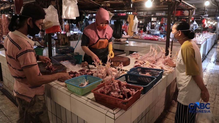 Pasar Tradisional. (CNBC Indonesia/Muhamad sabki)