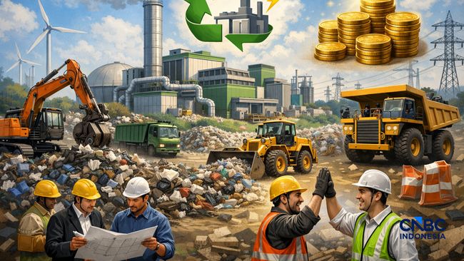 Proyek Sampah Jadi Listrik, Deretan Emiten Alat Berat Ini Dapat Berkah