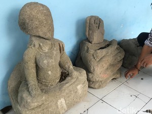 3 Arca Diduga Cagar Budaya Ditemukan Saat Penggalian Kolam di Boyolali