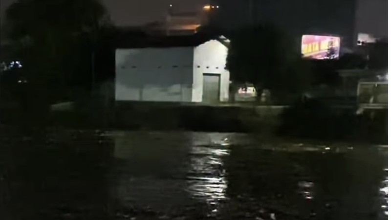 Banjir Sentul. (Tangkapan Layar/Ist)