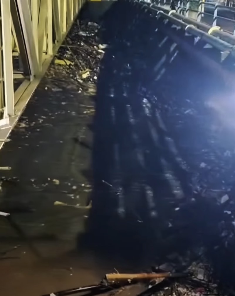 Banjir Sentul. (Tangkapan Layar/Ist)