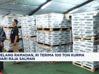 Video: Jelang Ramadan, RI Terima 100 Ton Kurma dari Raja Salman