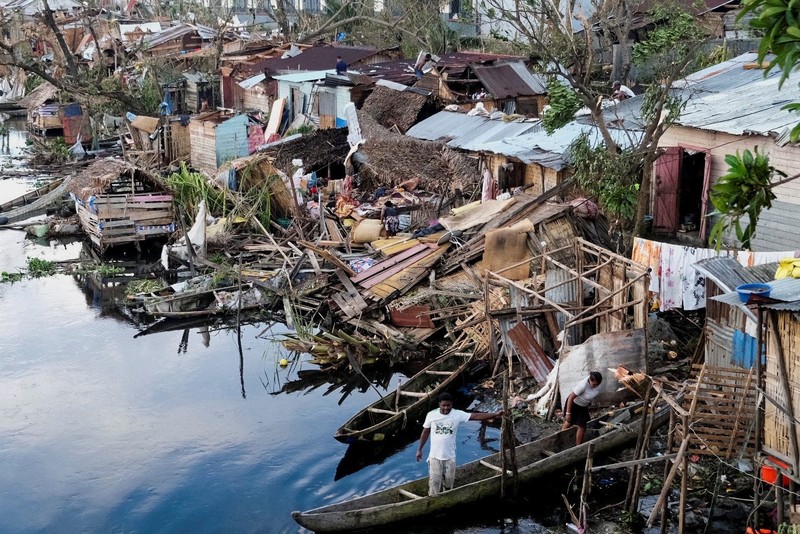 A general view shows damage after Cyclone Gezani tore through the port city of Toamasina, Madagascar, February 11, 2026. REUTERS/Zo Andrianjafy   TPX IMAGES OF THE DAY