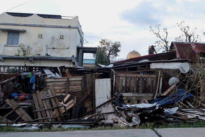 A general view shows damage after Cyclone Gezani tore through the port city of Toamasina, Madagascar, February 11, 2026. REUTERS/Zo Andrianjafy   TPX IMAGES OF THE DAY
