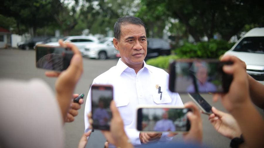 Menteri Pertanian (Mentan), Amran usai mengikuti Rapat Terbatas (Ratas) di Istana Negara, Jakarta, Rabu (11/2/2026). (Dok. Kementan)