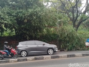 Hati-hati, Ada Bambu Menjuntai di Bypass Cicalengka-Nagreg